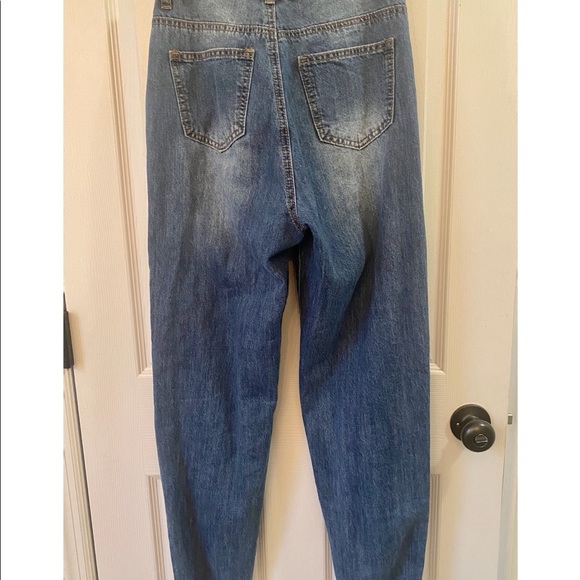 Blue Riot High Rise Ripped Mom Jeans - Picture 2 of 4